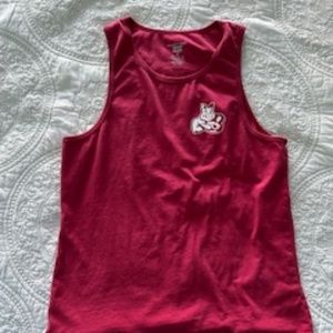 Nasty Pig's NEW YORK tank top, small & red